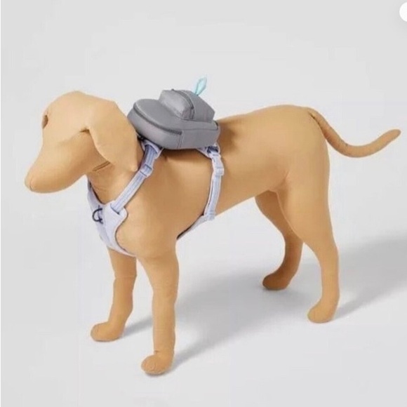 Dog Harness Backpack - Small/Medium With Built-in Waste Bag Dispenser - Picture 4 of 4